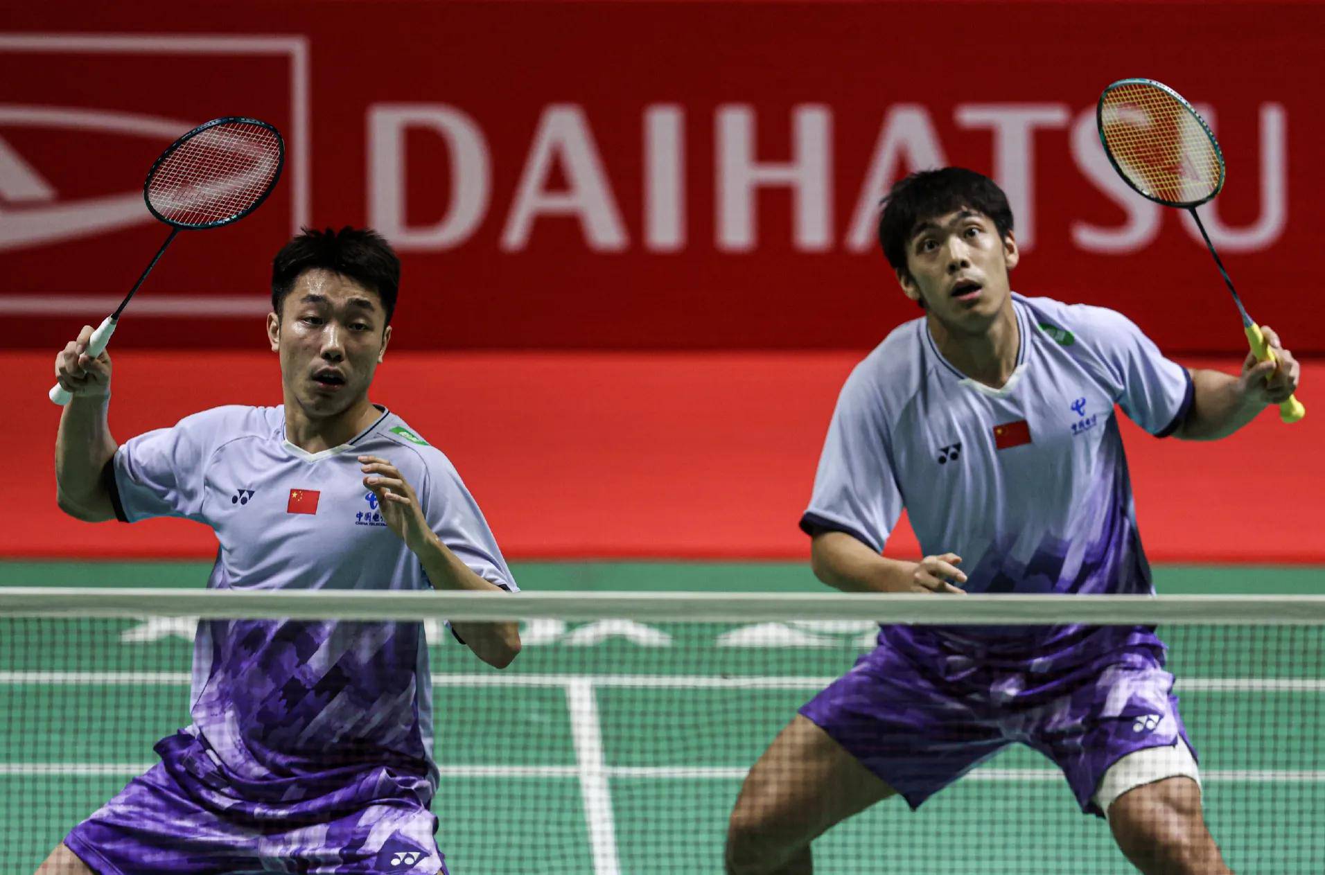 泰国羽毛球队鏖战丹麦羽毛球队，安赛龙关键制胜